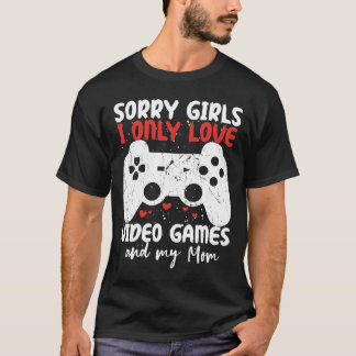 Camiseta Ideia do Dia de os namorados de videos games