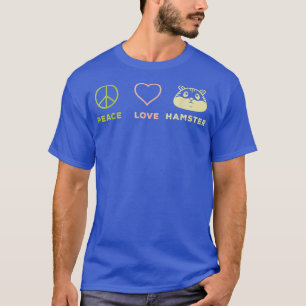 Camiseta Ideia do Hamster de Paz - Hippie Hamster