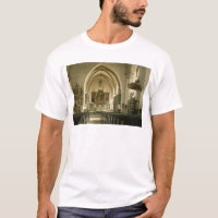 Ideia do interior da igreja com