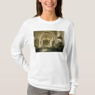 Camiseta Ideia do interior da igreja com