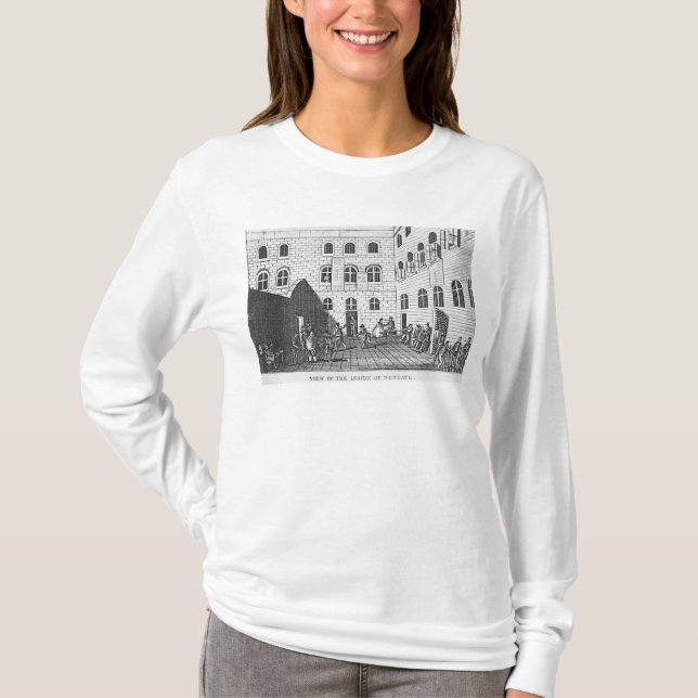 Camiseta Ideia do interior de Newgate, 1809 (Frente)