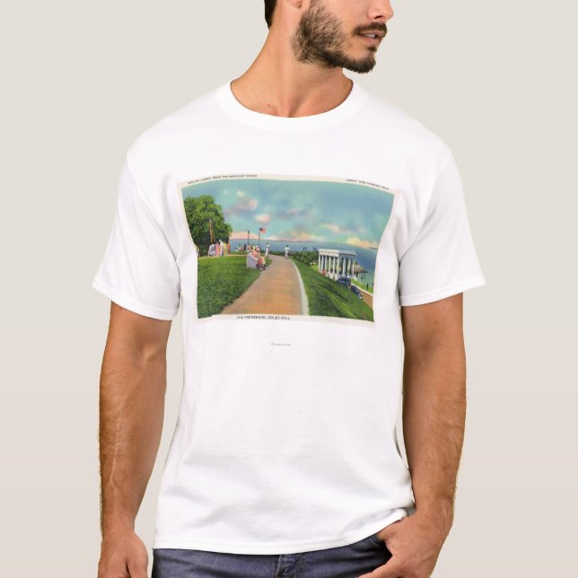Camiseta Ideia do monte de Coles do passeio (Frente)