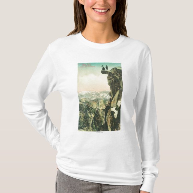Camiseta Ideia do ponto da geleira que olha sobre Yosemite (Frente)