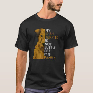 Camiseta Ideia do Presente da Família Terrier Dog Irlandes