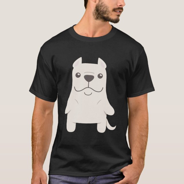 Camiseta Ideia do presente de Dogo Argentino (Frente)