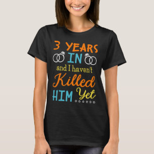 Camiseta Ideia do presente de um aniversário de 3 anos par
