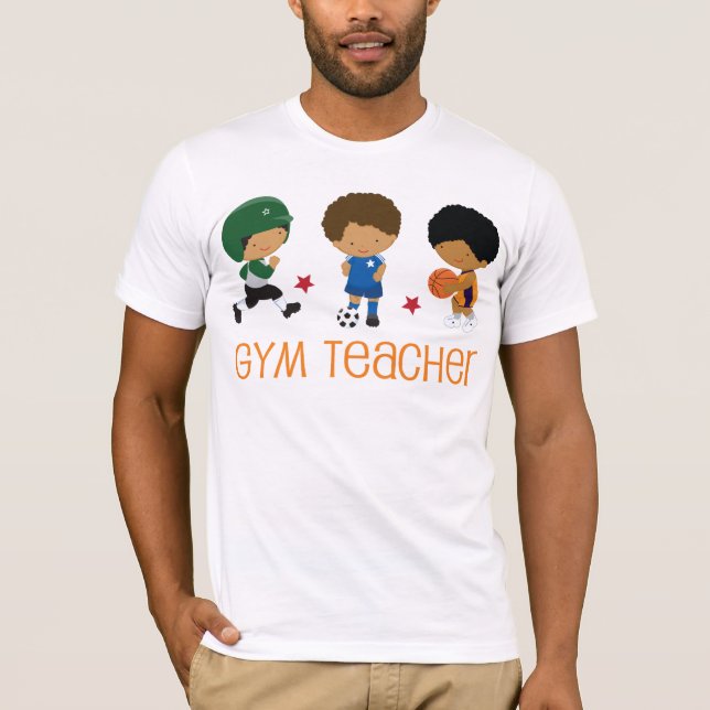 Camiseta Ideia do presente do professor de Gym (Frente)