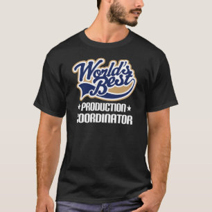 Camiseta Ideia do presente para o coordenador da produção
