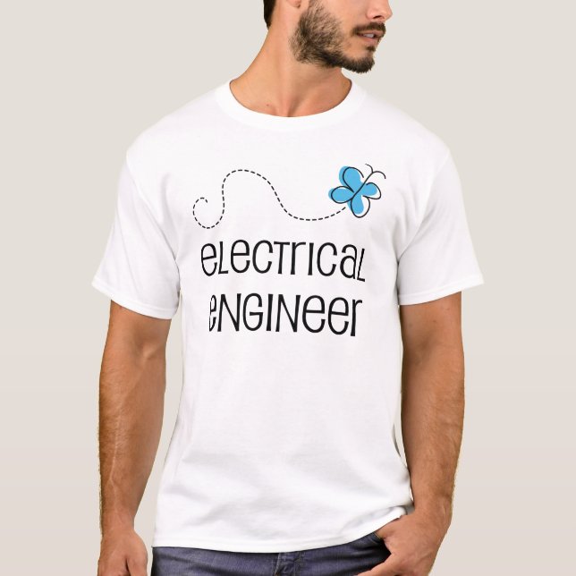 Camiseta Ideia do presente para o engenheiro electrotécnico (Frente)