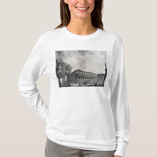 Camiseta Ideia do teatro grande, Bordéus (Frente)