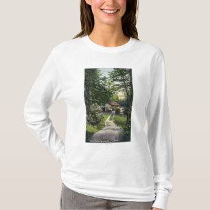 Camiseta Ideia do verde dos violinistas