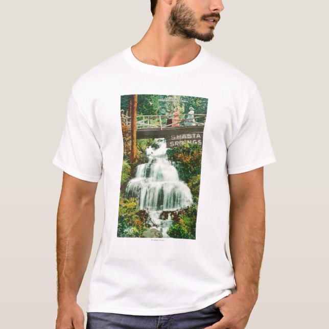 Camiseta Ideia dos primaveras mais baixos de FallsShasta, (Frente)