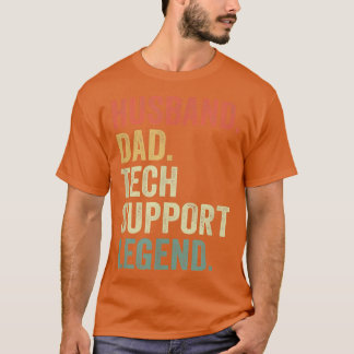 Camiseta Ideia engraçada de suporte técnico para Pais, Geek