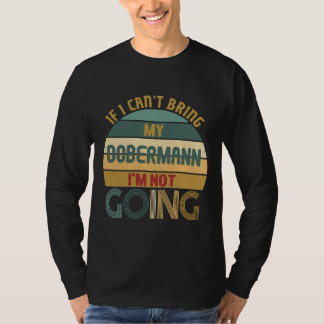 Camiseta Ideia Engraçada Para Os Donos De Cães Dobermanns Q