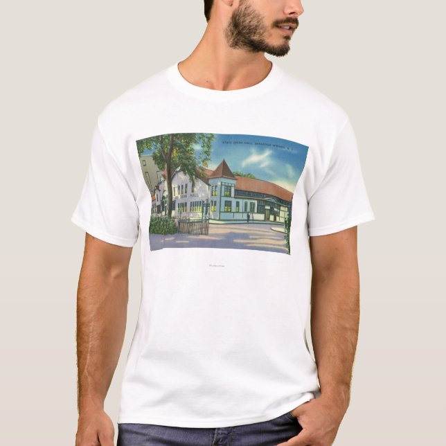 Camiseta Ideia exterior da bebida Salão do estado (Frente)