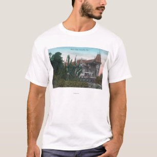 Camiseta Ideia exterior da construção dos carvalhos do