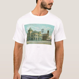 Camiseta Ideia exterior da corte HouseSanta Cruz, CA