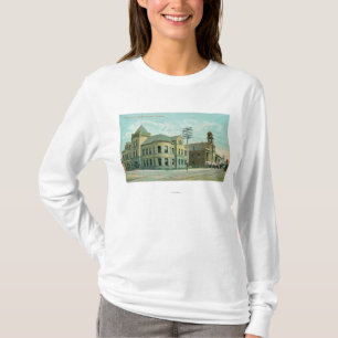 Camiseta Ideia exterior da corte HouseSanta Cruz, CA