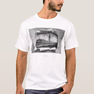 Camiseta Ideia exterior da estação da balsa