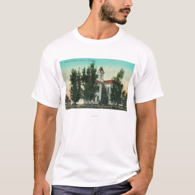 Camiseta Ideia exterior da gramática SchoolCorning, CA (Frente)