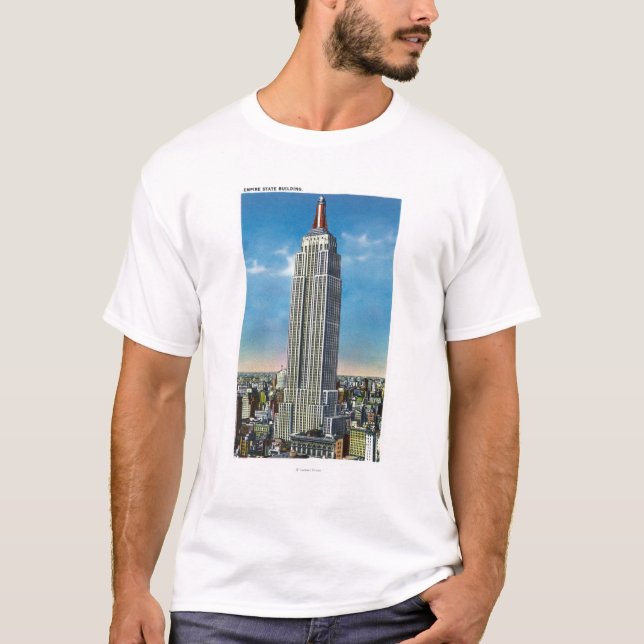 Camiseta Ideia exterior do estado Bldg do império (Frente)
