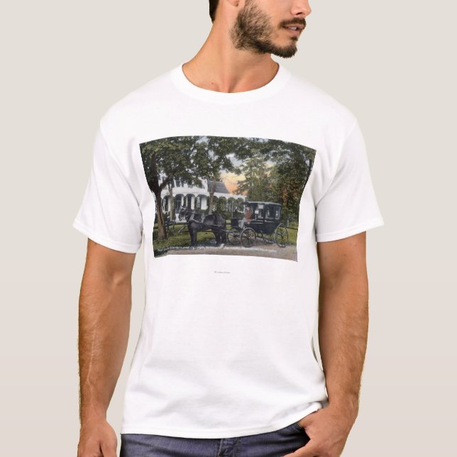 Camiseta Ideia exterior dos quartos do cargo (Frente)