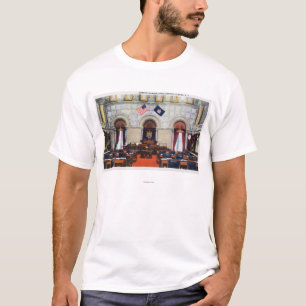 Camiseta Ideia interior da câmara de Senado do Capitólio