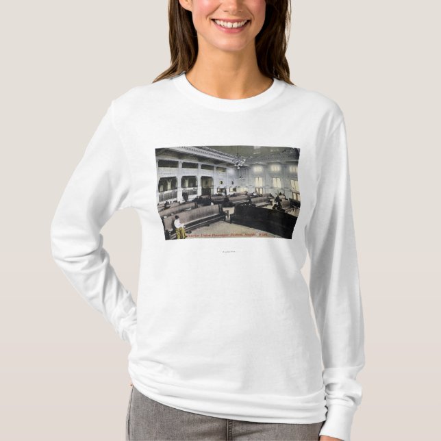 Camiseta Ideia interior da estação da união (Frente)