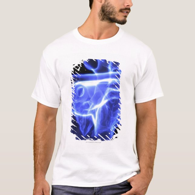 Camiseta Ideia Luminescent do coração humano (Frente)