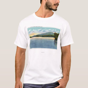 Camiseta Ideia média do lago Saranac do Ampersand da