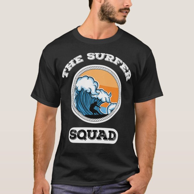 Camiseta Ideia motivada de presente O surfista é o melhor a (Frente)