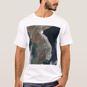 Camiseta Ideia satélite da queda de neve
