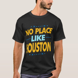 Camiseta ideia turística de houston para texas viagem souve