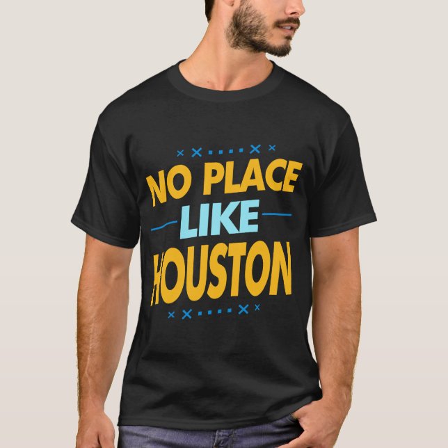 Camiseta ideia turística de houston para texas viagem souve (Frente)