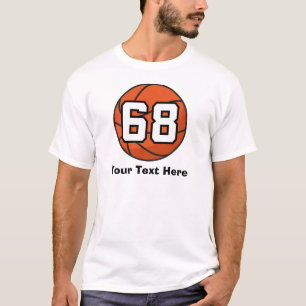 Camiseta Ideia uniforme do presente do número 68 do jogador