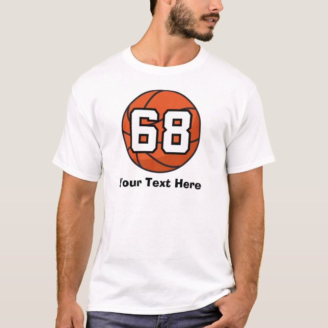 Camiseta Ideia uniforme do presente do número 68 do jogador (Frente)