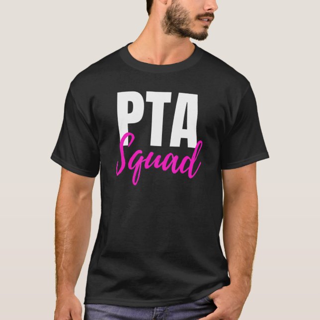 Camiseta Ideias da Associação de Professores Pais Pta Squad (Frente)