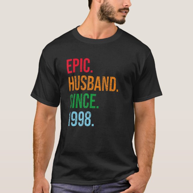 Camiseta Ideias de Aniversário de Casamento de 25 do Mens E (Frente)