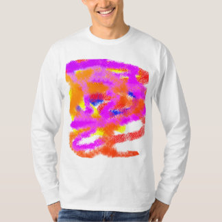 Camiseta Ideias de cor tensão abstrato da mente