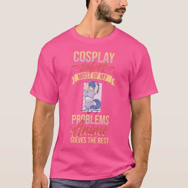 Camiseta Ideias de Cosplayer Cosplay Manga (Frente)