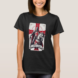Camiseta Ideias de fantasias patrióticas do Dia de São Jorg