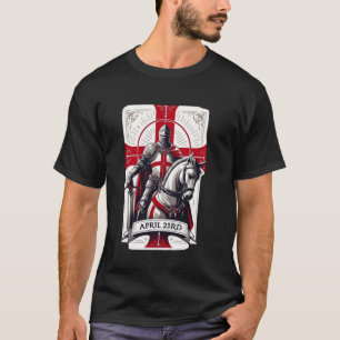 Camiseta Ideias de fantasias patrióticas do Dia de São Jorg