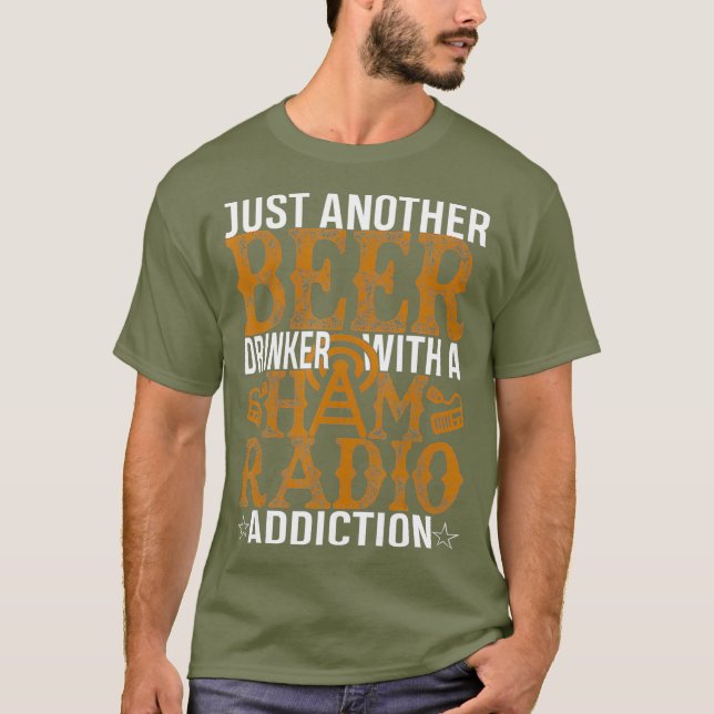Camiseta Ideias De Figuras Para O Operador De Rádio Ham Pre (Frente)