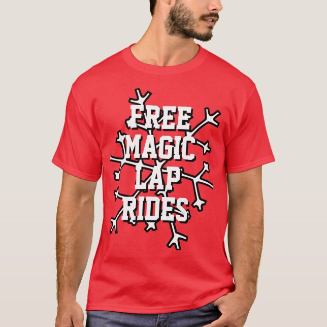Camiseta Ideias de presentes de Natal para RIDES DE LAP MÁG (Frente)