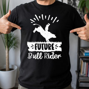 Camiseta Ideias de Presentes de Rodeio de Montaria de Touro