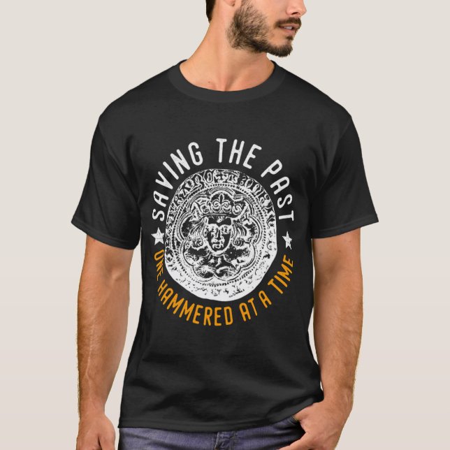 Camiseta Ideias de presentes e roupas para detecção de meta (Frente)