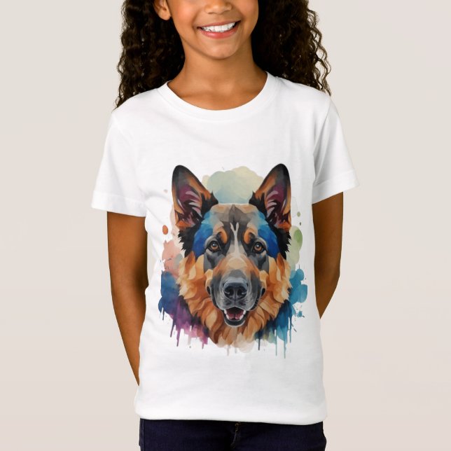 Camiseta Ideias de presentes para cães german shepherd (Frente)