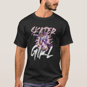 Camiseta Ideias De Skateboard Para Raparigas De Skateboard