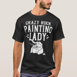 Camiseta Ideias do Pintor Artista de Pedra de Pintura de Ro