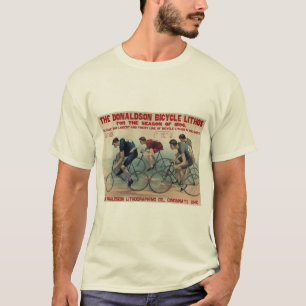 Camiseta Ideias do presente da bicicleta do vintage para